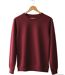 CHALLENGER E213U001 — Sweat col rond bordeaux : confort et haute résistance-4