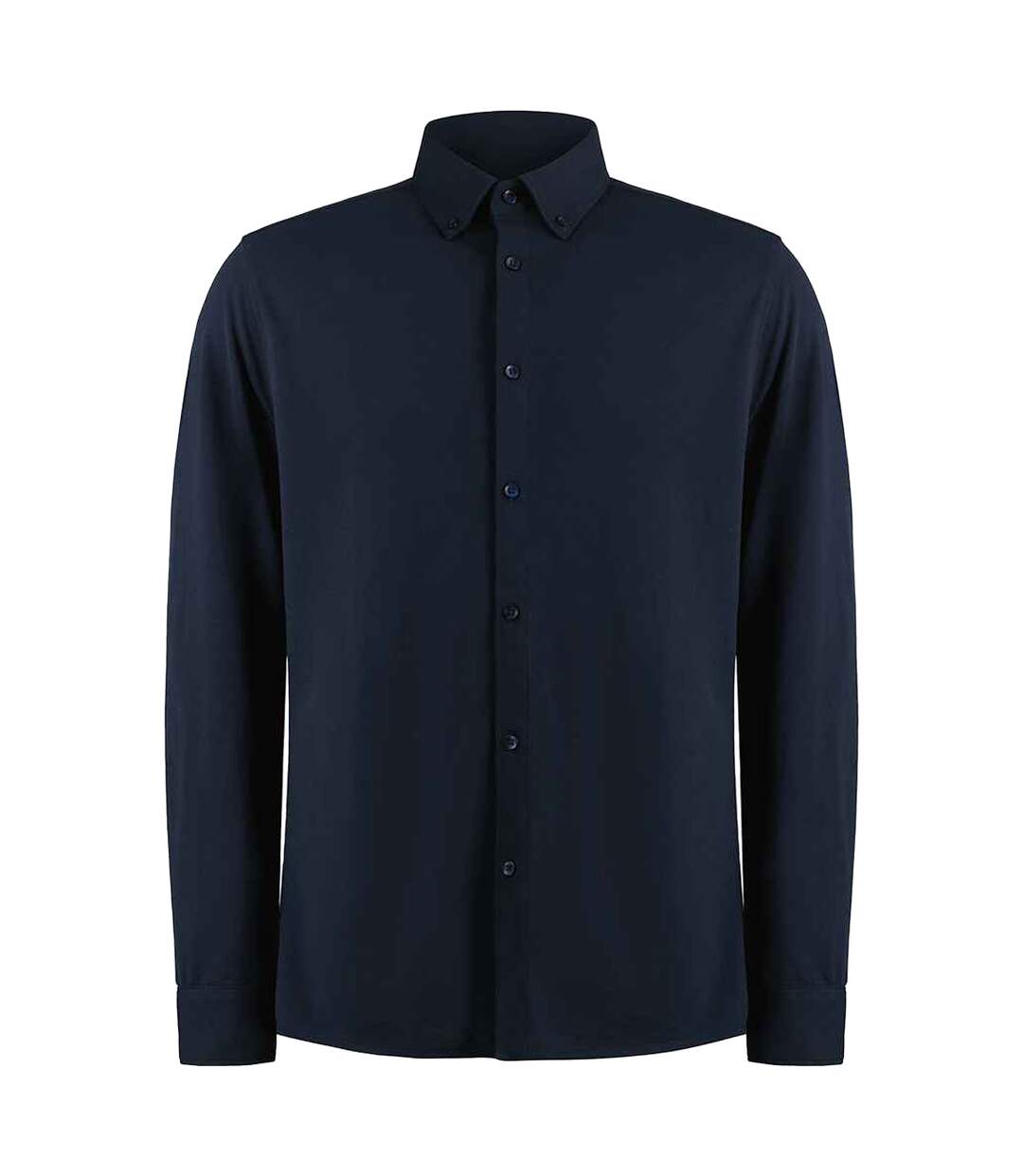 Chemise Manches Longues Homme Bleu Marine Kustom Kit-1