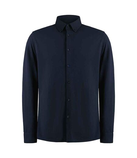Chemise Manches Longues Homme Bleu Marine Kustom Kit