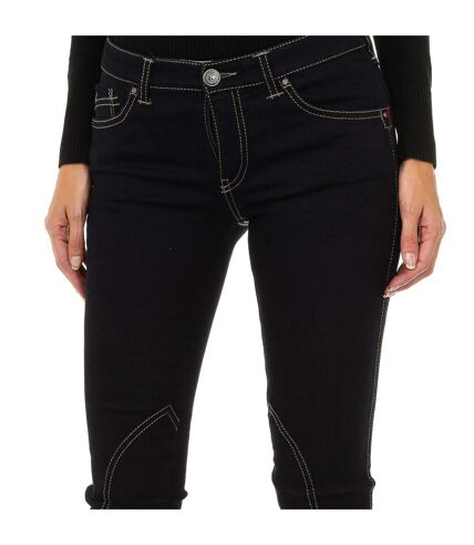 Women's long stretch denim pants 6Y5916-5D3TZ