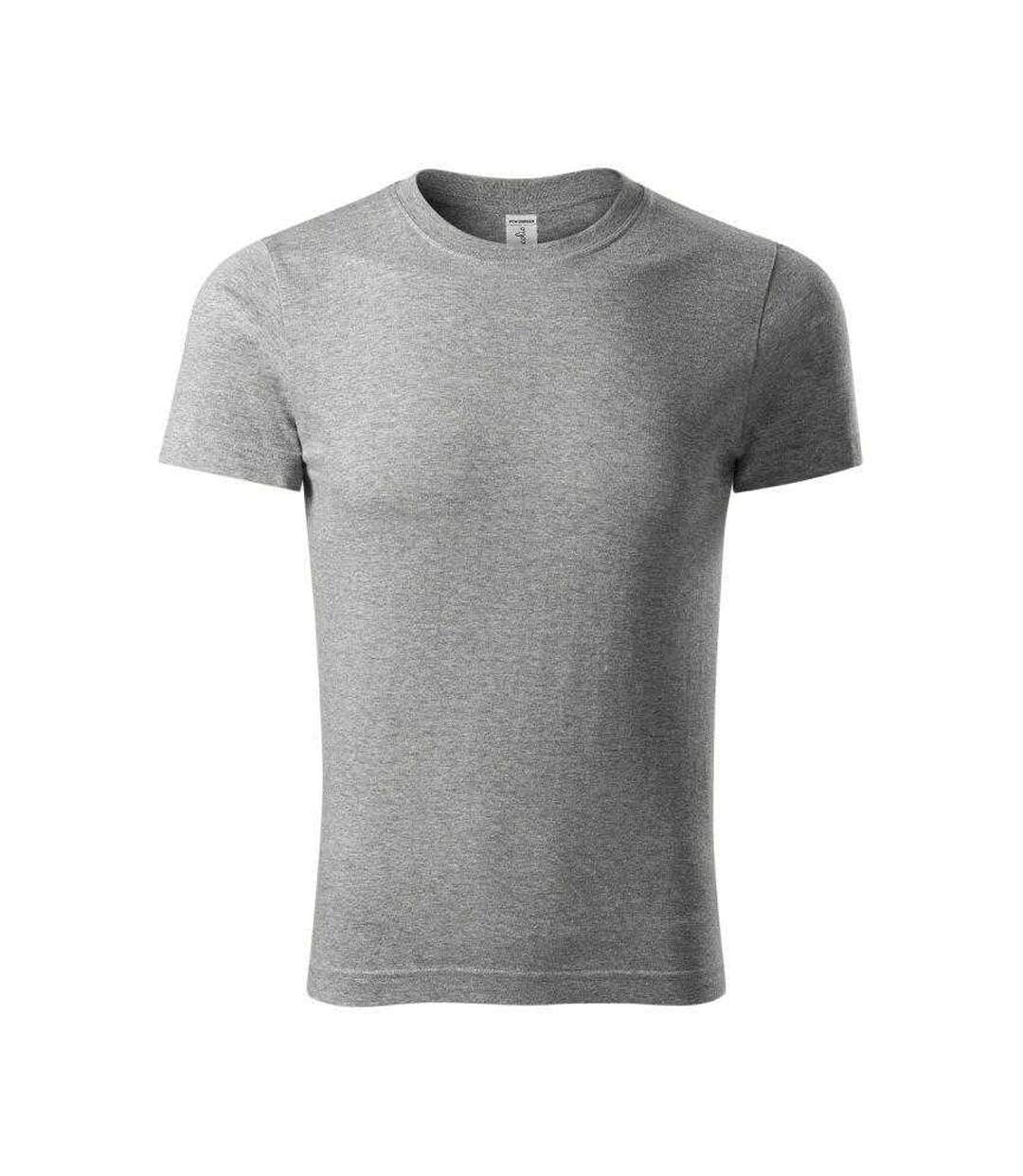 T-shirt Peak Homme Gris Malfini-1