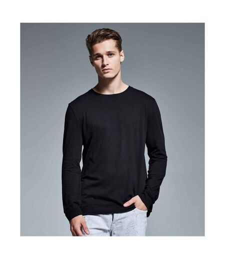 Anthem Mens Long-Sleeved T-Shirt (Black) - UTPC4296