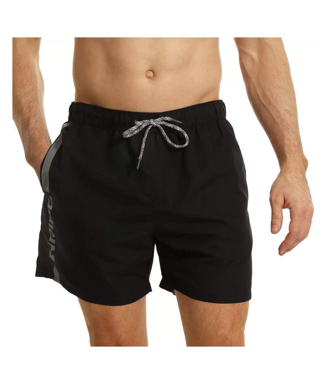 Short de bain homme noir / gris RIPT Essentials-1