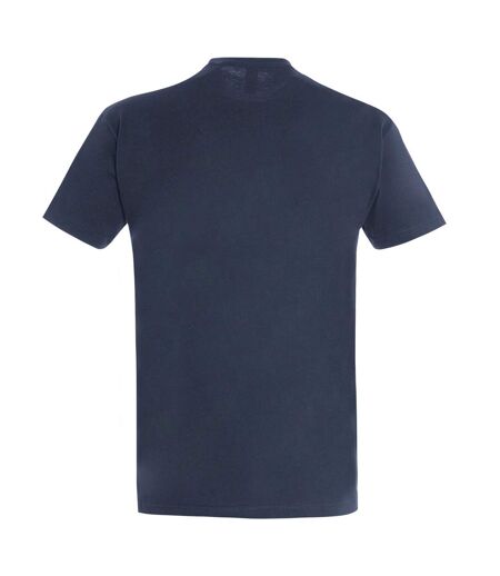 T-shirt manches courtes imperial homme bleu marine foncé SOLS