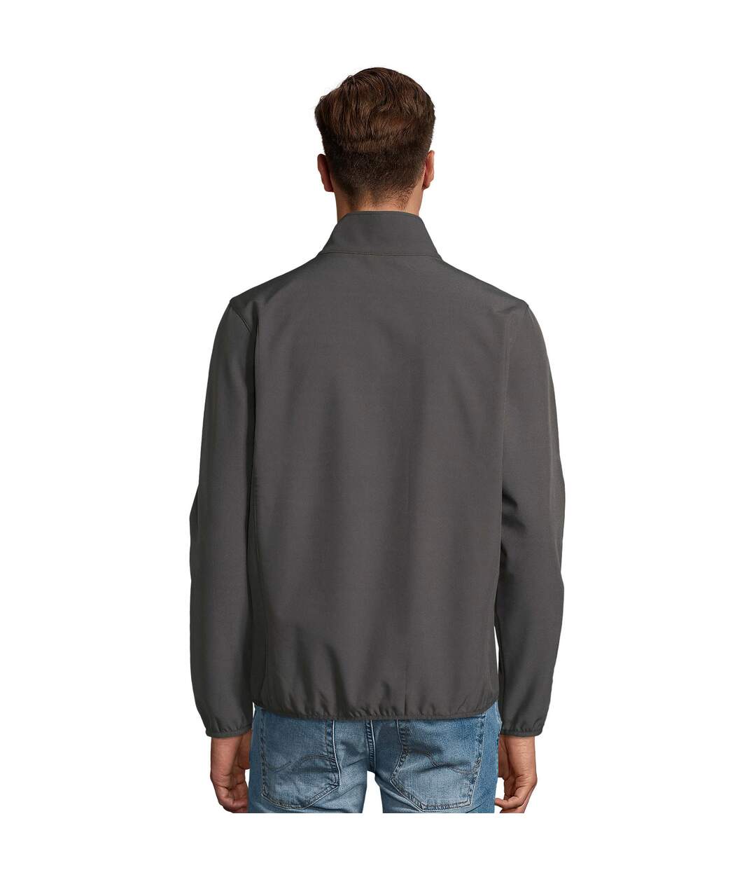 Veste Softshell Radian Homme Gris Charbon Uni SOLS-3