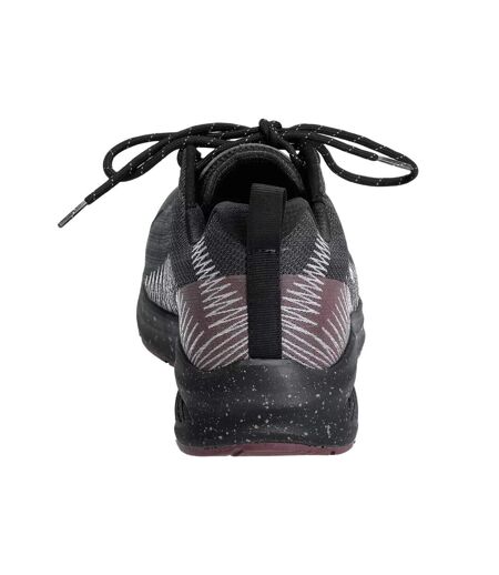 Womens/ladies Footwear Customised Safety Shoes Stone Grey Bordeaux Mascot