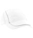 Casquette De Baseball Adulte Unisexe Blanc Beechfield-1