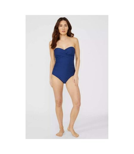 Maillot de bain 1 pièce femme bleu marine Debenhams