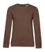 Sweat Organic Inspire Femme Café B&C-1
