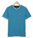 WINCHESTER SERPICO1 — Tee-shirt col V bleu : l'élégance décontractée en pur coton-2