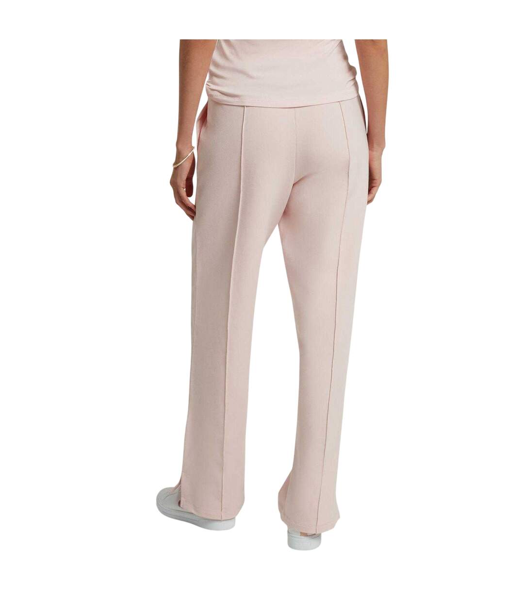 Womens/ladies Pintuck Straight Leg Joggers Pink Ted Baker-3