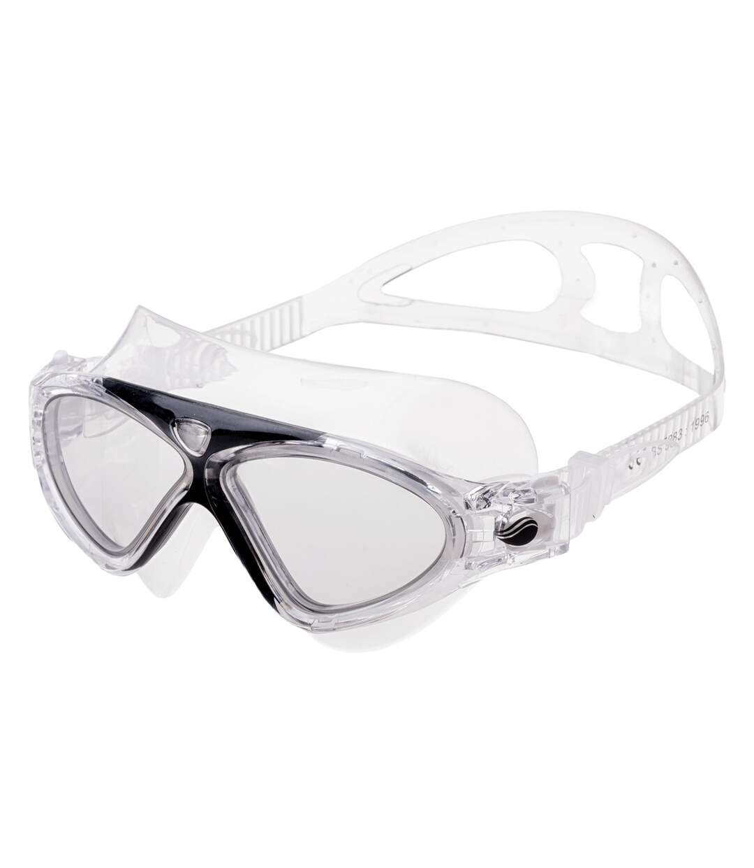 Lunettes De Natation Fliper Adulte Transparent Noir Fumée Aquawave-3