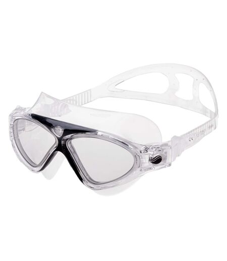 Lunettes De Natation Fliper Adulte Transparent Noir Fumée Aquawave