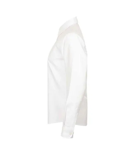 Chemisier Manches Longues Classic Femme Blanc Henbury