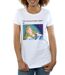 Disney - T-shirt SLEEPING BEAUTY MEME - Femme (Blanc) - UTBI15009-3