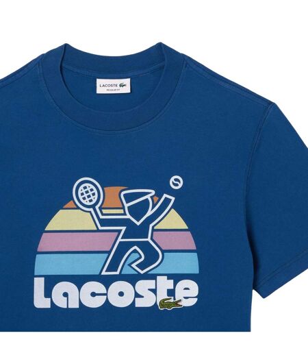 T-shirt Homme Bleu Lacoste