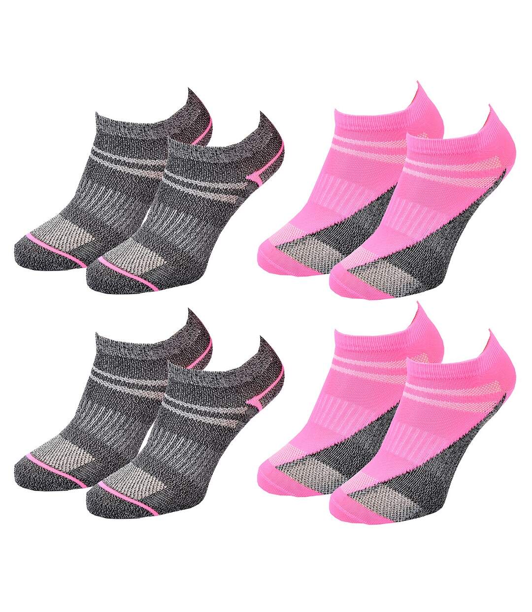 Chaussettes Femme LOTTO Pack de 4 paires SNEAKER 0514-3