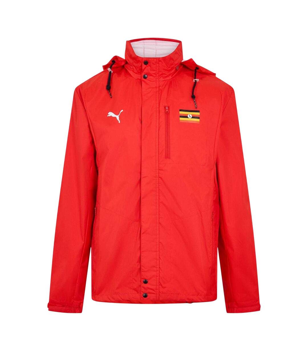 Mens Performance Training Jacket Red Puma-2