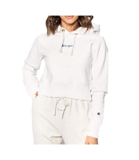 Sweat blanc femme champion reverse - l