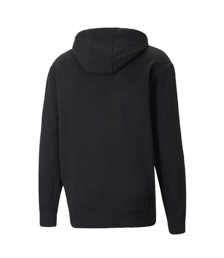 Mens Borussia Monchengladbach Fc Drawstring Hoodie Black Puma