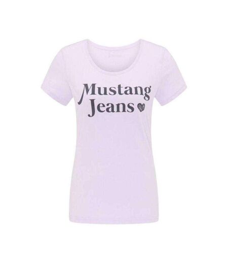 T-shirt Alexia Femme Violet Clair Mustang