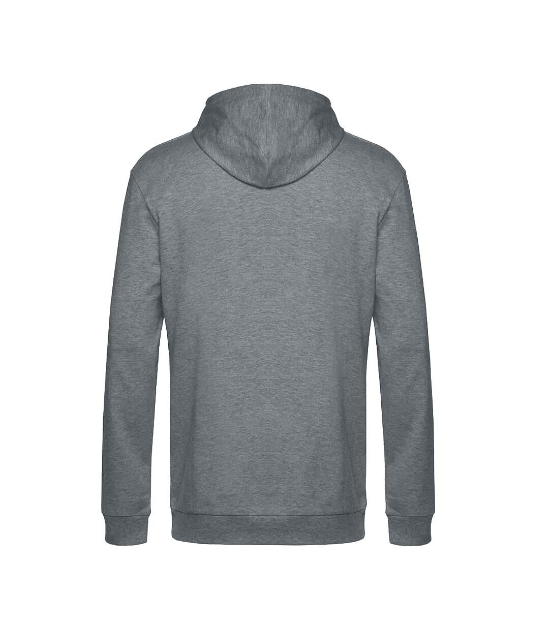 Sweat À Capuche Homme Gris Foncé B&C-2