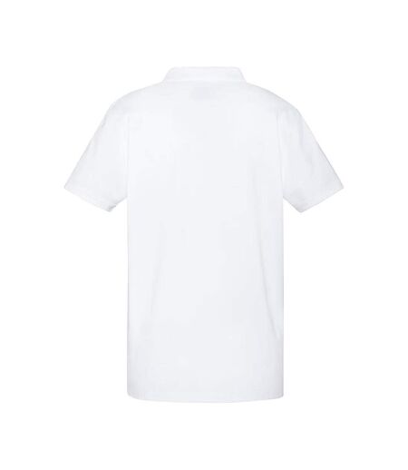 Polo Blanc Homme Schott S0022 - S