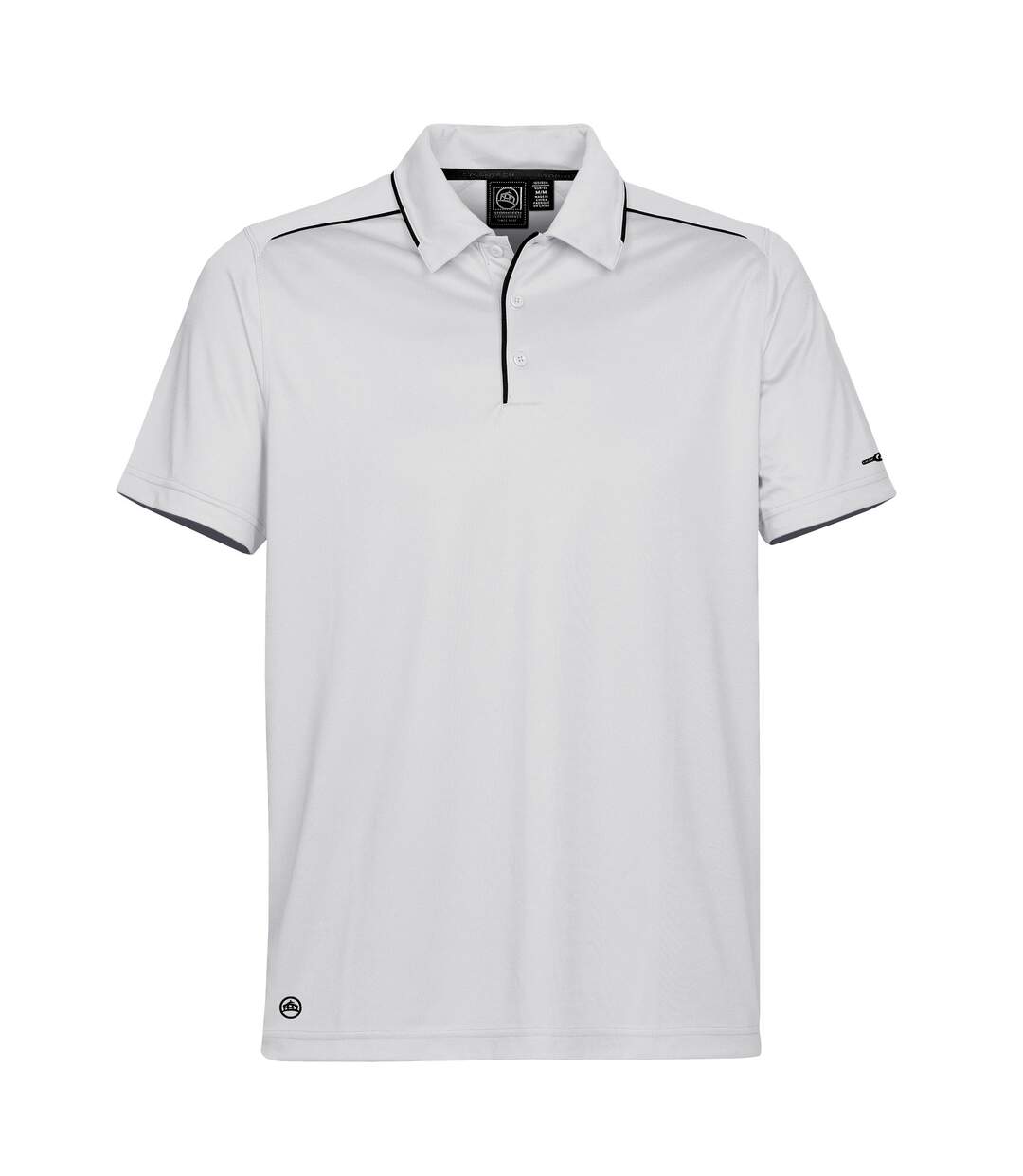 Polo performance homme blanc/ noir Stormtech-1