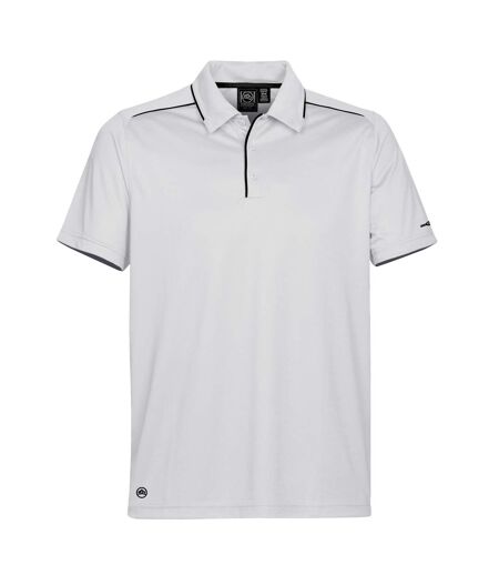 Stormtech Mens H2X Inertia Performance Polo Shirt (White / Black)