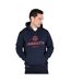 Mens Target Logo Hoodie Dark Navy Lambretta-1