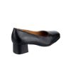 Amblers Walford Ladies Leather Court / Womens Shoes (Black) - UTFS218