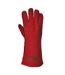 Portwest Unisex Adult A500 Leather Welding Gauntlets (Red) (XL) - UTPW128