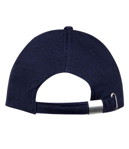 SOLS Unisex Buffalo 6 Panel Baseball Cap (French Navy/White)