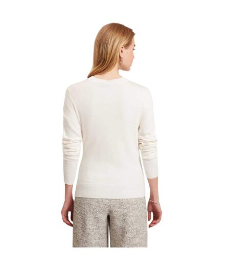 Womens/ladies Mock Neck Sweater Top Ivory Ted Baker