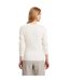 Womens/ladies Mock Neck Sweater Top Ivory Ted Baker-4