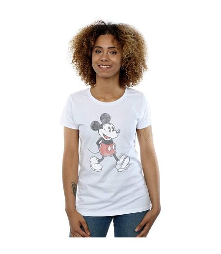 Disney - T-shirt WALKING - Femme (Blanc) - UTBI1193