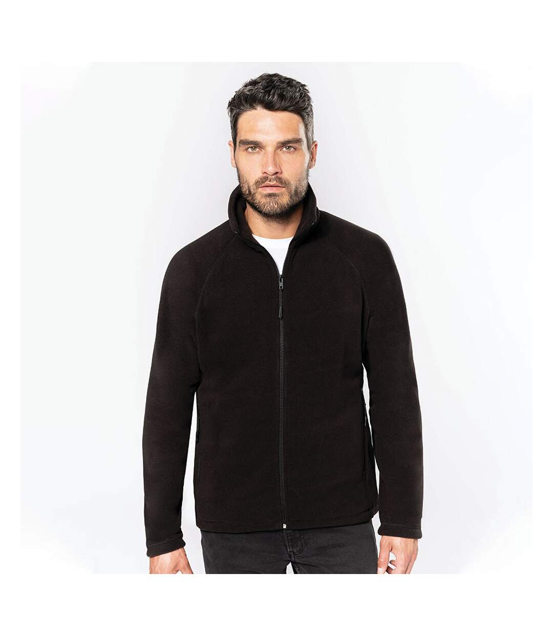 Veste polaire zippée homme noir Kariban