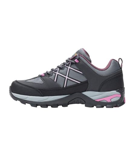 Chaussures De Marche Samaris Femme Anthracite Rose Violet Regatta