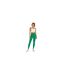 Womens/ladies Train Tight Leggings Vine Green Puma-2