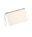 Canvas Cosmetic Bag One Size Natural Black Westford Mill-2