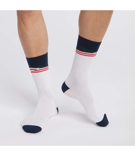 Chaussettes homme en coton peigné tricolore ieur Dim