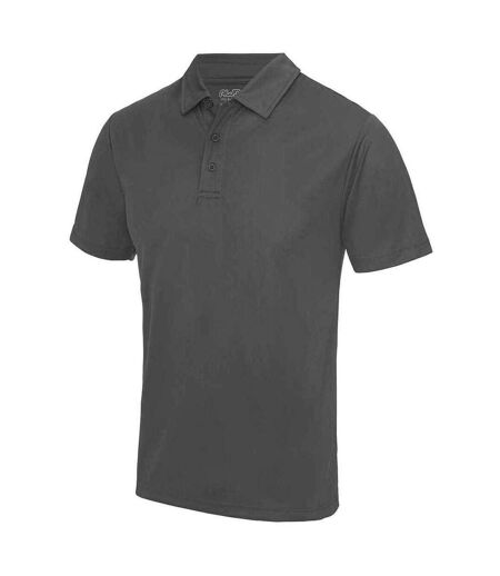 AWDis Cool Mens Moisture Wicking Polo Shirt (Charcoal)