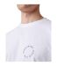 Mens Back Print Cotton T-shirt White Peregrine-4