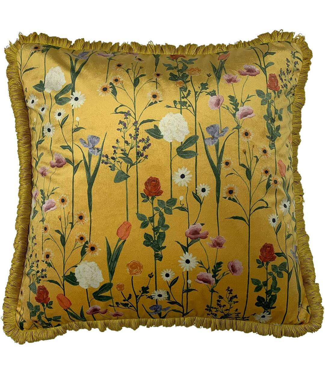 Fleura cushion cover one size ochre yellow Furn