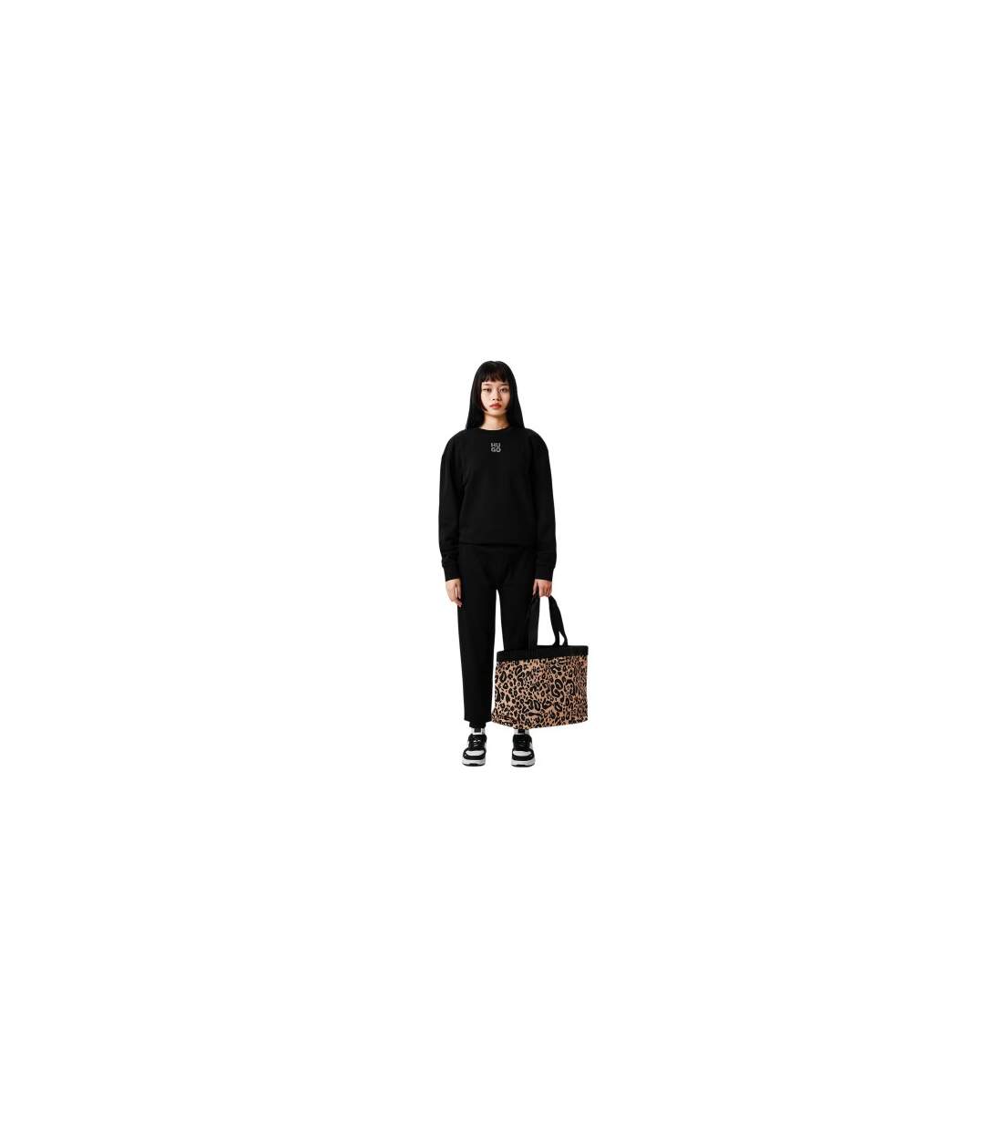 Sweat Motif/style Strass Femme Noir Hugo-1