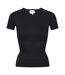 Ladies Essentials Basic T-Shirt Sculpting Recycled Stretch Everyday Fit-1