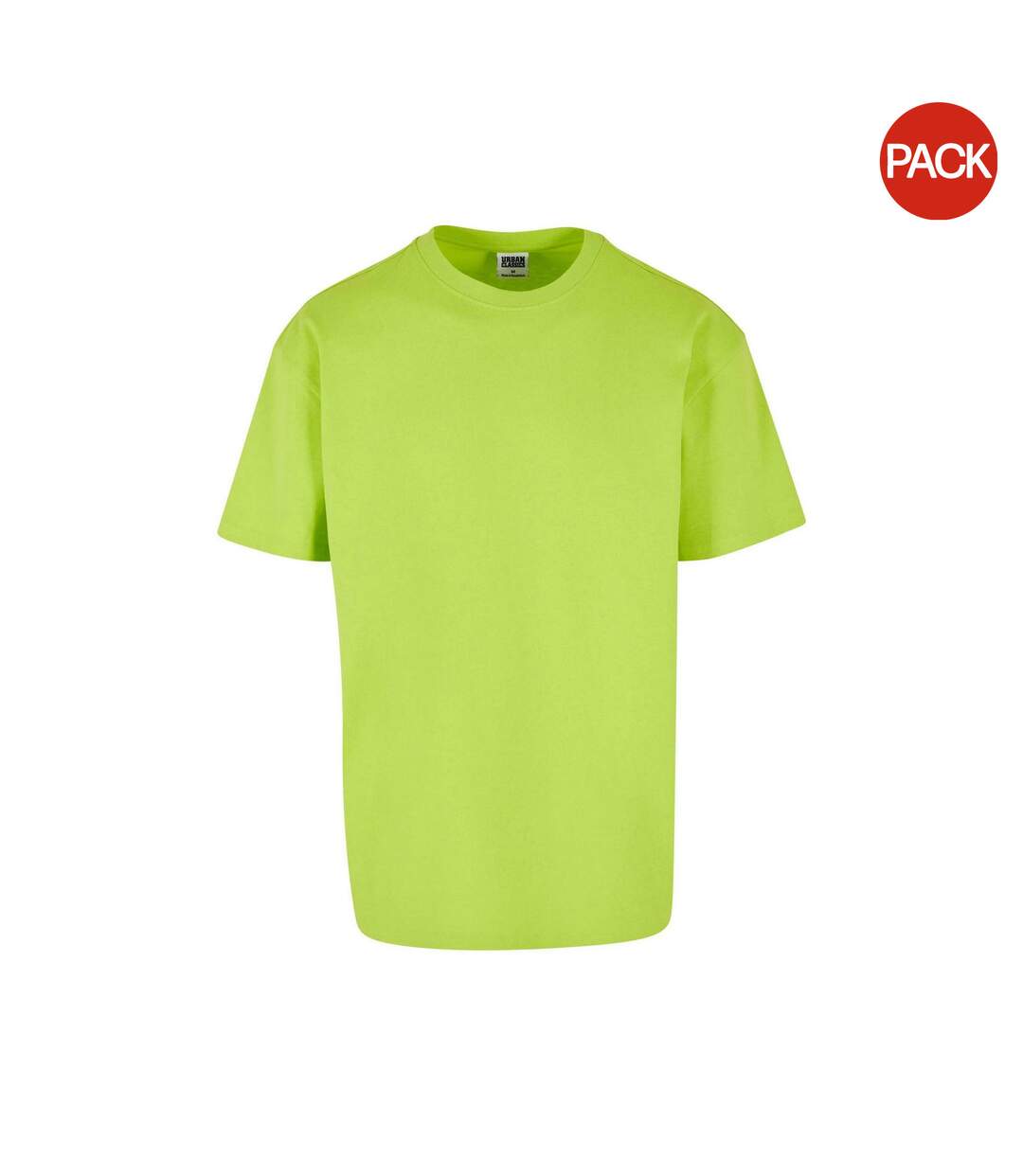 T-shirts Homme Jaune Fluo Urban Classics-1