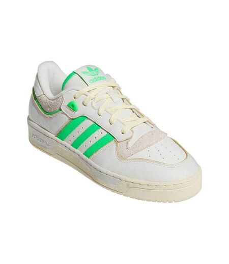 Baskets Rivalry Homme Blanc Vert Fluo Adidas