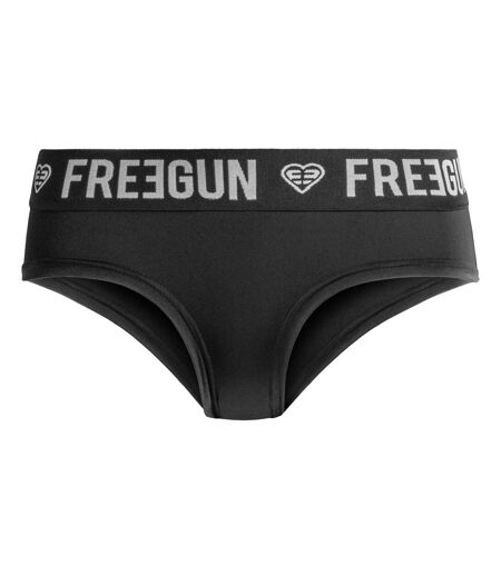 Lot de 4 culottes femme Street Art Uni Freegun