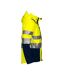 Mens Softshell Hi-vis Jacket Yellow Navy Projob-4
